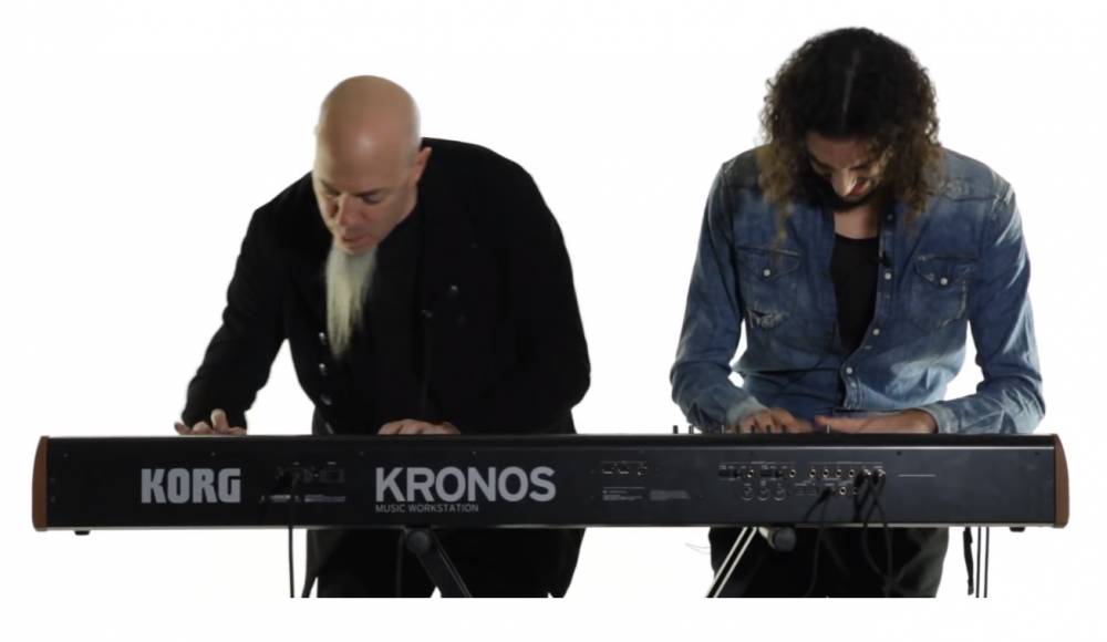 Jordan Rudess и Marco Parisi играют на KORG KRONOS в четыре руки