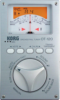 Хроматический оркестровый тюнер KORG OT-120  | Продукция KORG