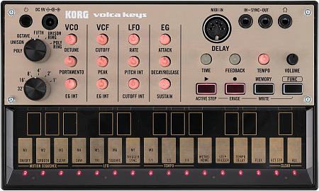Аналоговый грувбокс — синтезатор KORG Volca Keys | Продукция KORG